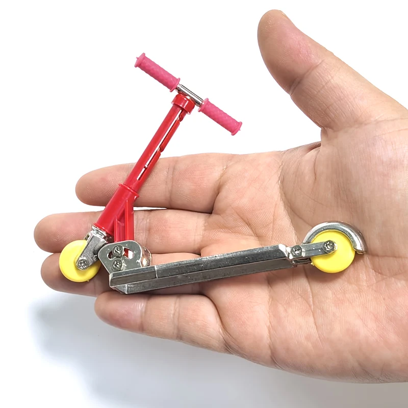 Mini Alloy Finger Skateboard Toys Creative Scooter Fingertip Fingerboards With Tools Skate Board Toys Alloy+Plastic for Kids Boy