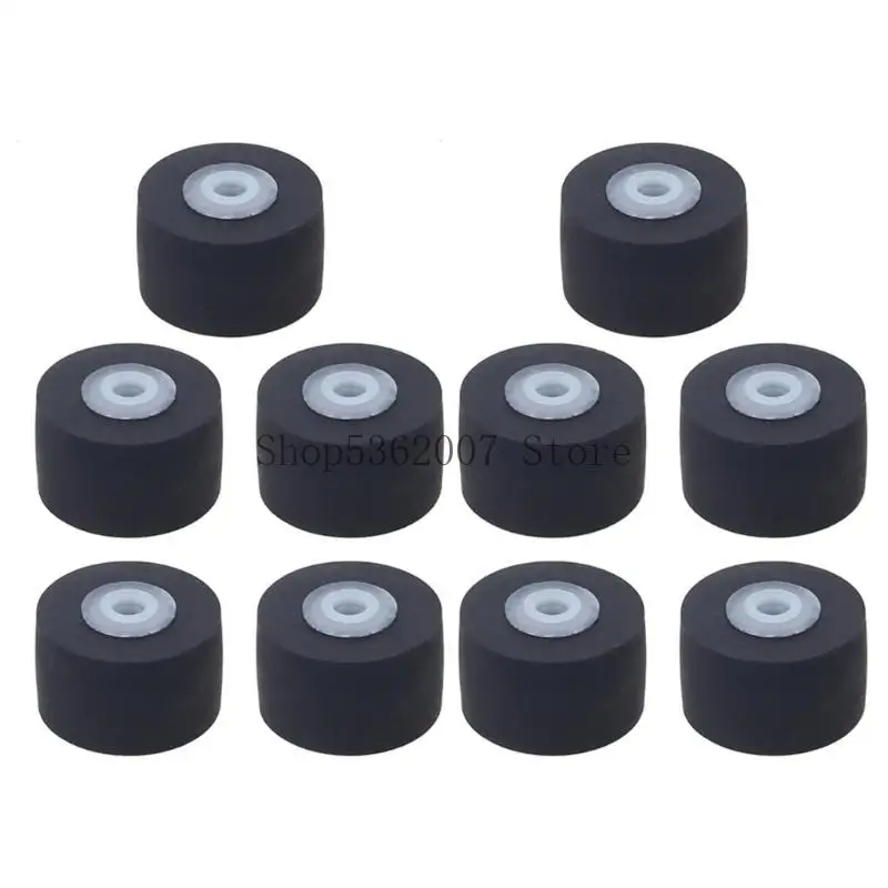 10mm Cassette Recorder Pinch Roller 10PCS Wear-Resistant Bearing Wheel Pulley for Tape Player Repair Parts 40JB