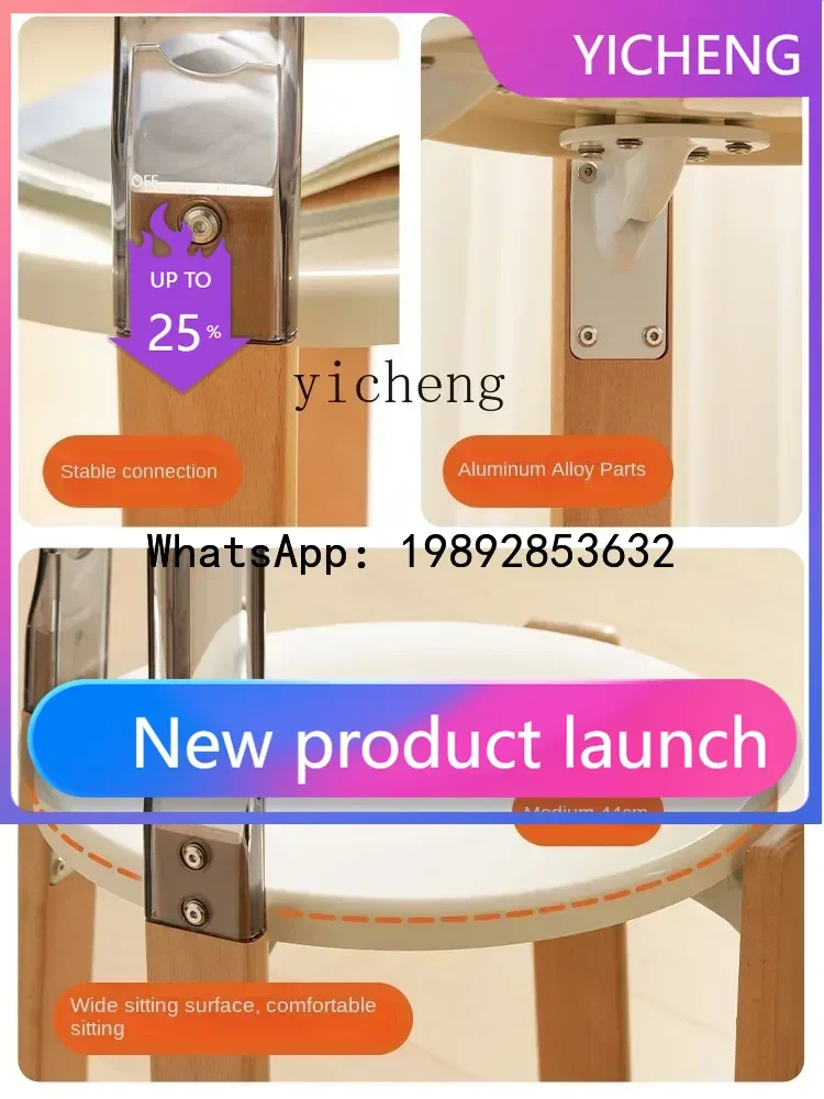 

YZ6 Solid Wood Dining Chair Dining Table and Chair Home Living Room Armchair Internet Celebrity Leisure Chair