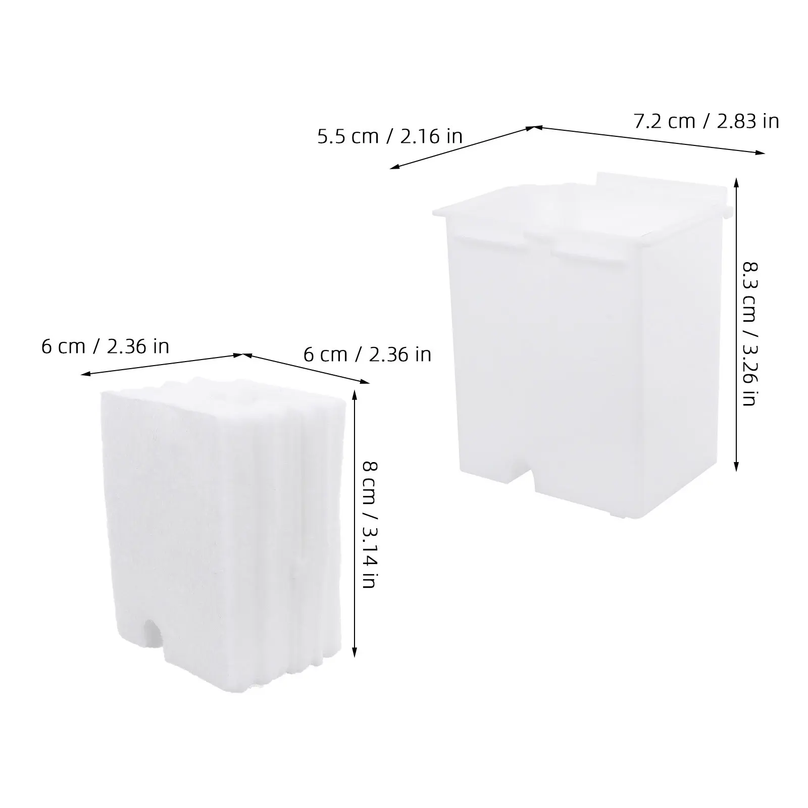 3Pcs Waste Ink Absorber Pad Set High Absorbent Sponge Printer Maintenance Inkjet Printer Waste Ink Box Replacement Compatible