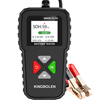 KINGBOLEN BM550 PLUS Car Battery Tester 6V 12V 24V LED Display 100-2000 CCA 2-200Ah Automotive Alternator Tester Digital Battery