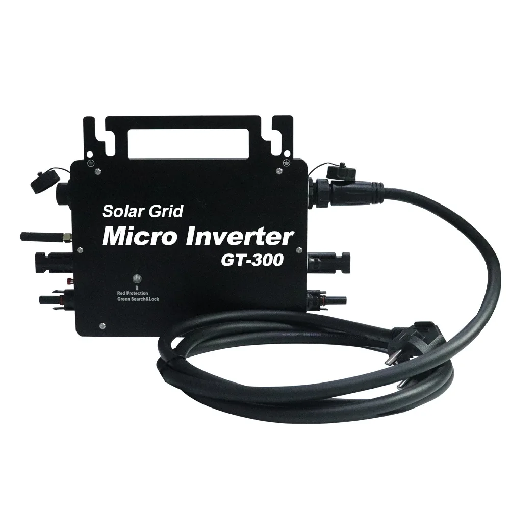 New Solar Grid Connected Inverter 300W 220V IP66 Waterproof Micro Inverter Inverter Power Supply