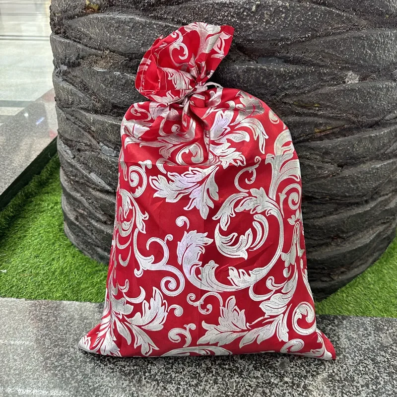 Strój Świętego Mikołaja z czapką, brodą, rękawiczkami, kostium na występy świąteczne, kostium na imprezę, kostium świąteczny