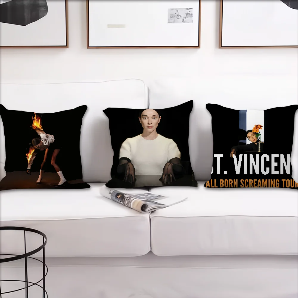 Singer St. Vincent All Born Screaming  cushion cover Accessories Square Cushion Room Bedroom Headboard Sofa Living Backrest Car