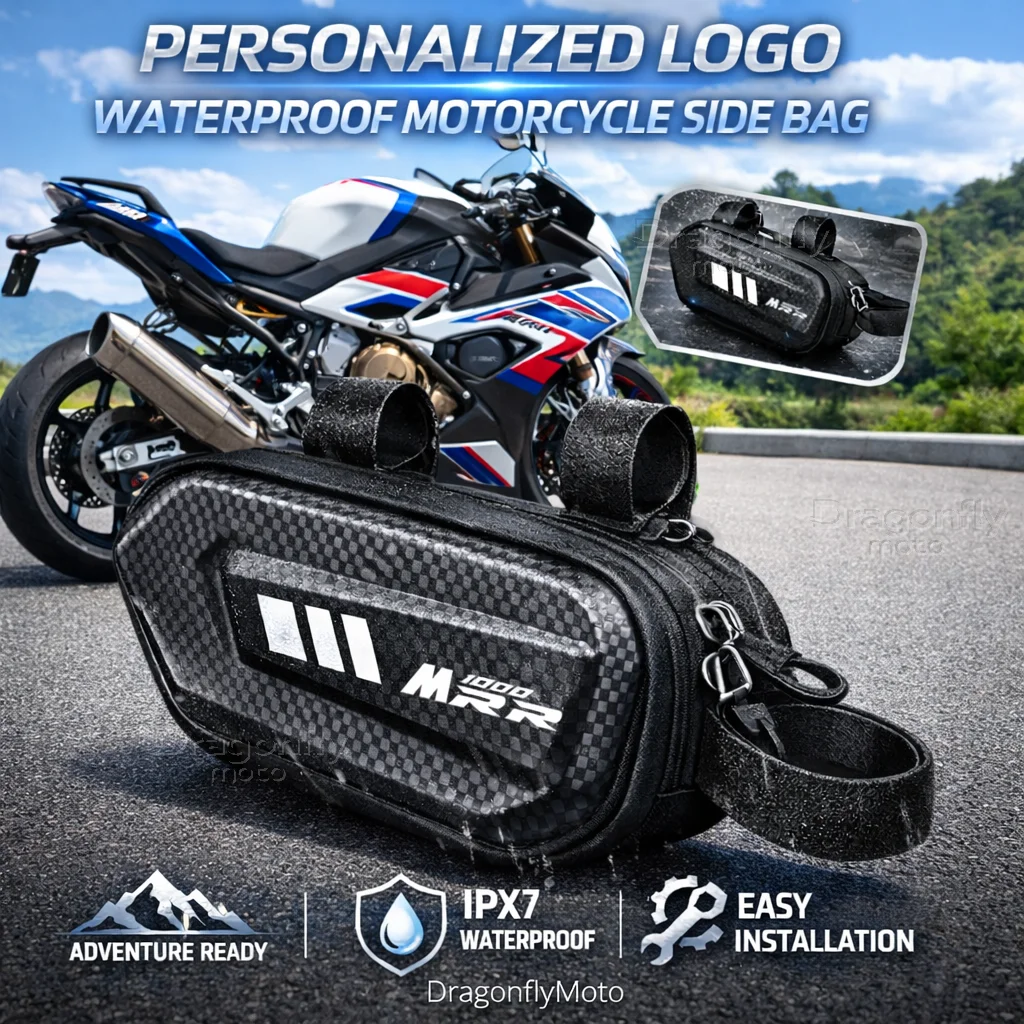 For BMW M1000RR M1000 RR2019-2025 Motorcycle Side Bag Personalized Logo Waterproof Hard Shell Saddlebag