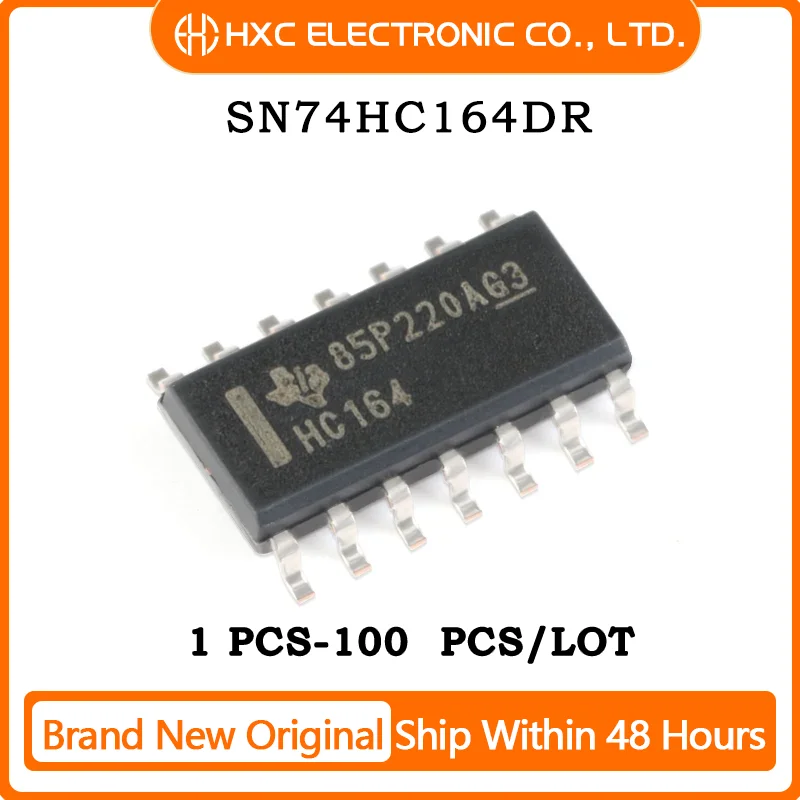 100PCS SN74HC164DR 74HC164D MM74HC164MX SOP-14 100% New Original Logical Shift Register