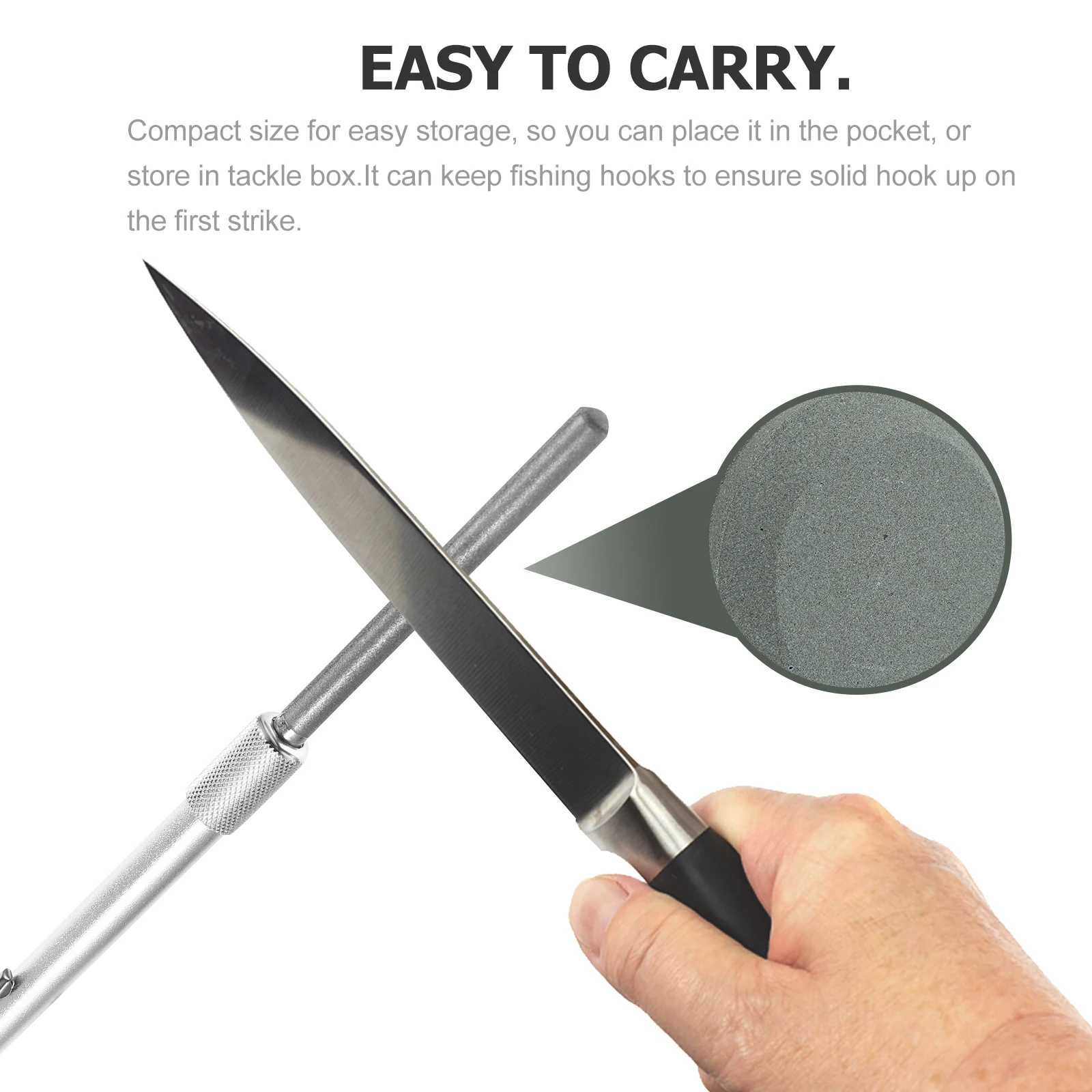 

Fishing Hook Sharpening Pen Compact For Outdoor Tools Hooks Fishing Hook Sharpener Fishhook Grinding Tool Sharpener Stone