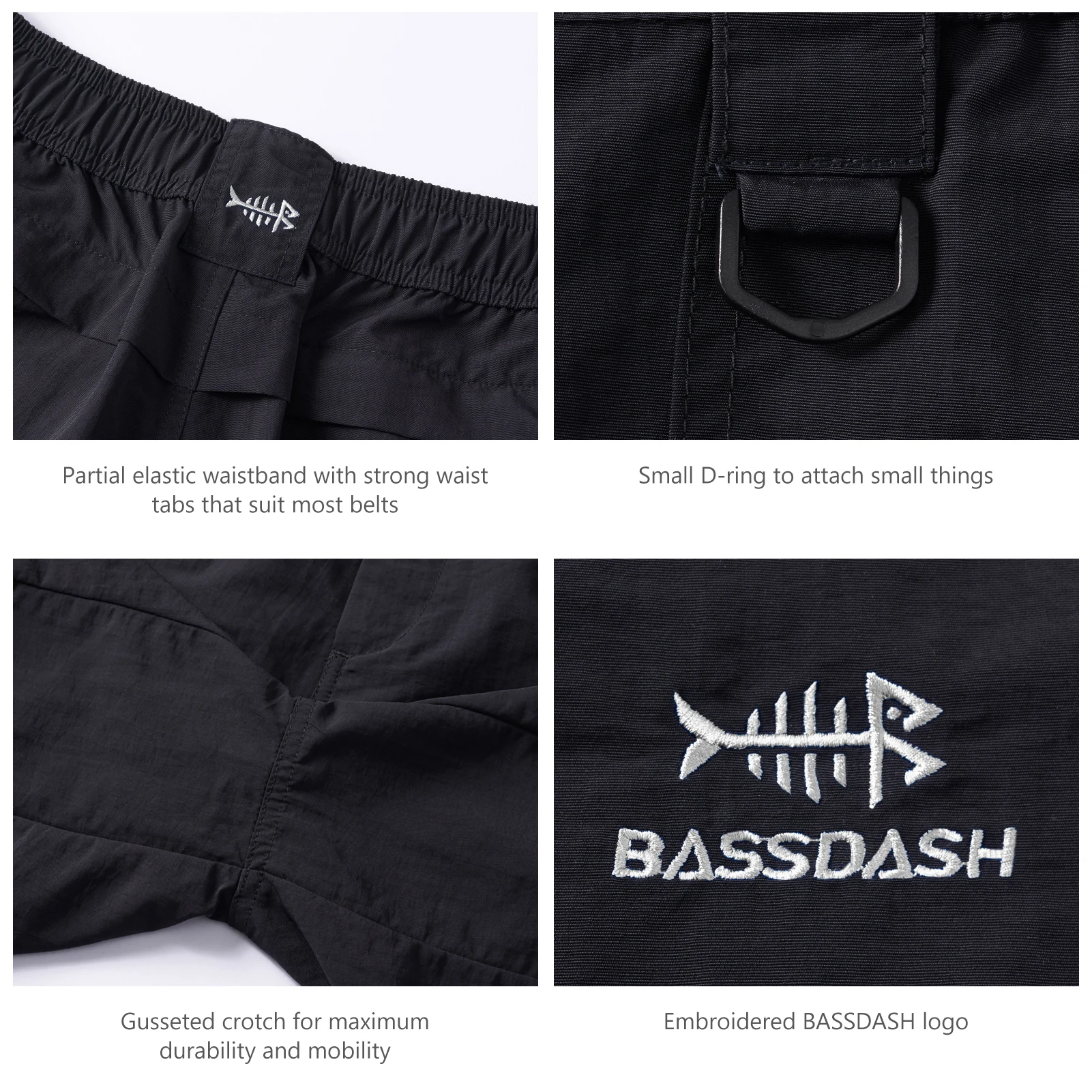 Bassdash FP03W - Shorts de pesca para mujer, resistentes al agua - imagen 5