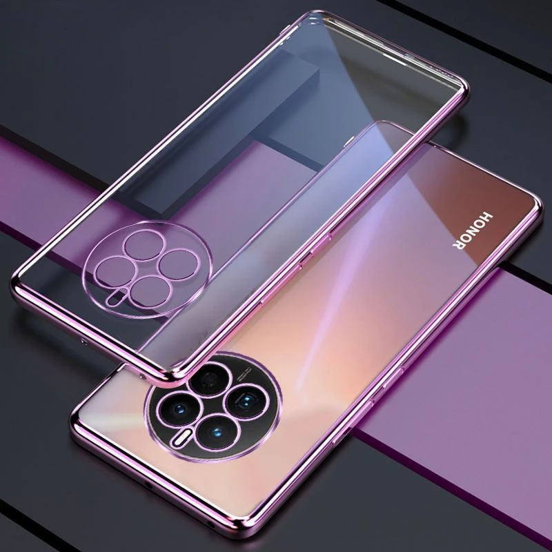 For Honor Magic 7 Pro Electroplating Phone Case For Honor Magic7 Magic7Pro Lens All-inclusive Silicone Soft Shell Cover