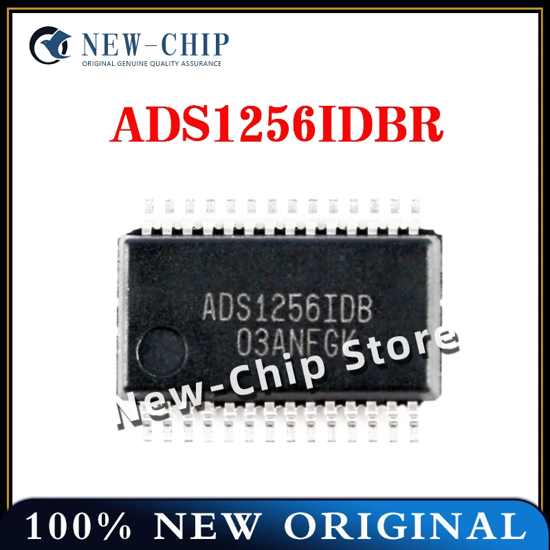 Chip Convertidor analógico a digital, nuevo, original, ADS1256IDBR SSOP-28, 2 uds.-50 Uds./lote