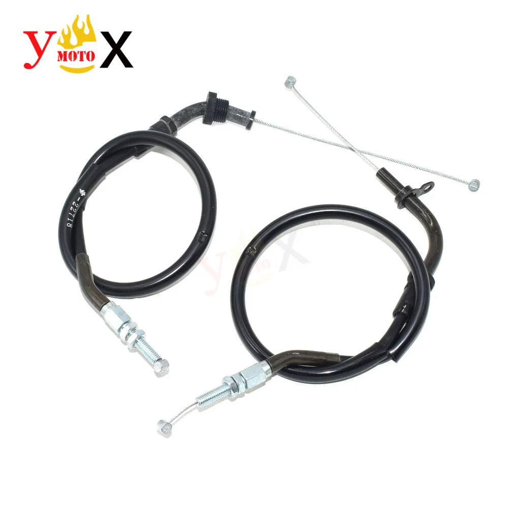 

SV 650 99-02 Motorcycle Accelerator Push/Pull Throttle Cable Wire Lines For SUZUKI SV650 1999-2002 2000 2001
