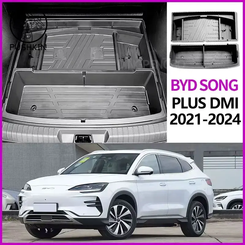 For BYD seal U Sealion 6 Song plus EV2023 2024 SUV Trunk Organizer Box Expand Storage Customized Large Capacity Spare Gap Filler