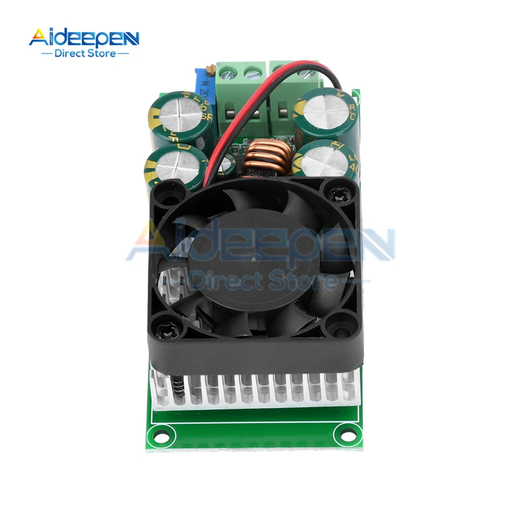 DC-DC Step-down Power Supply Module 10A Adjustable Step-down Module Voltage Regulator 24V 12V 5V 3V With Fan For Arduino