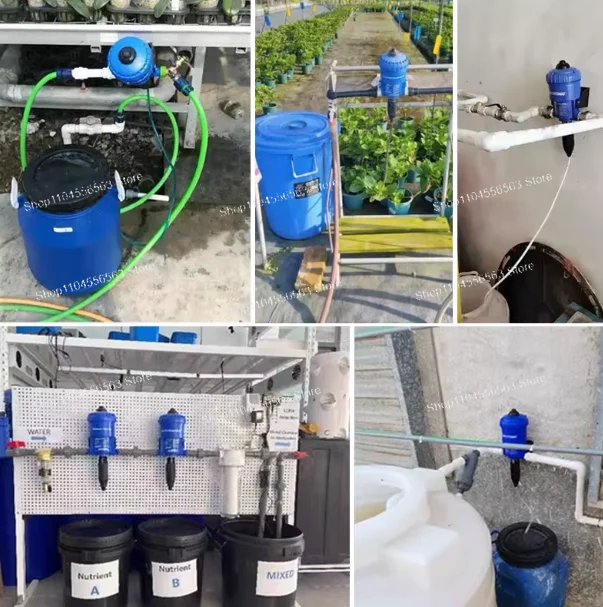 Hydraulic Driven Proportional Dosing Pump, Adjustable Ratio Chemical Injection System for Fertilizer & Industrial Fluid Metering