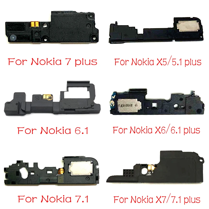 

For Nokia 3 5 6 7 8 7.1 6.1 Plus X5 X6 Loudspeaker Loud Speaker Buzzer Ringer Flex Cable Replacement Parts