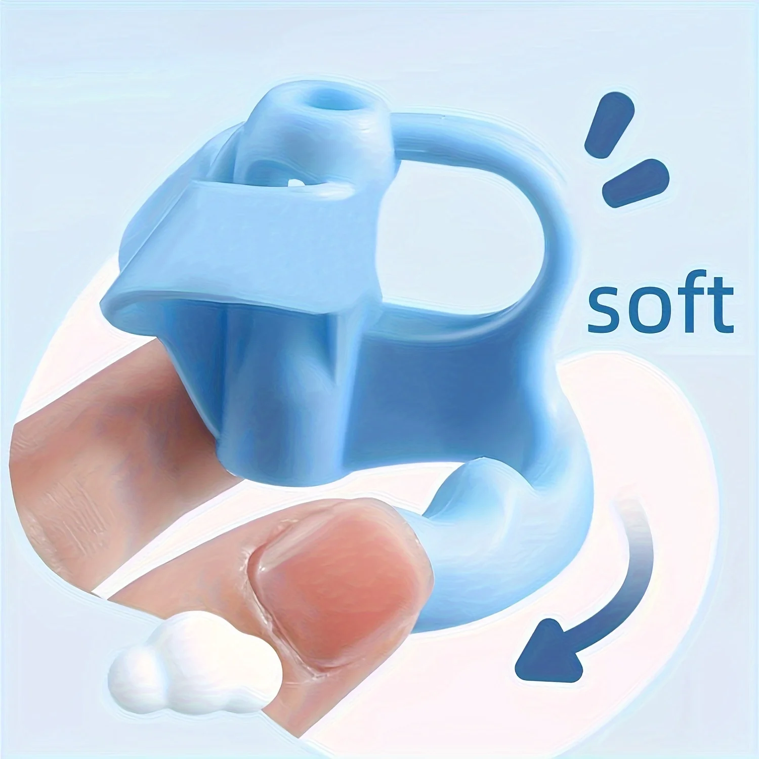 4 stücke Grip Stift Corrector Set Schreiben Corrector Weiche Gummi Schreiben Haltung Grip Stift Handschrift Hilfe Korrektur Werkzeug – Detail 6