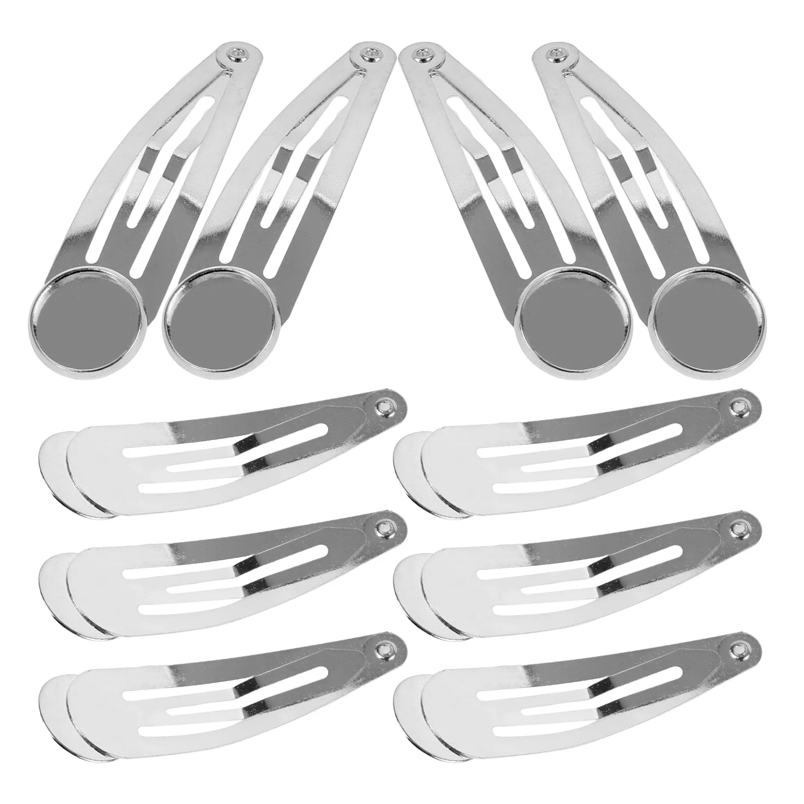 

10 Pcs Hairpin Accessories Barrette Clip Mini Barrettes Fine Clips for Silver Small