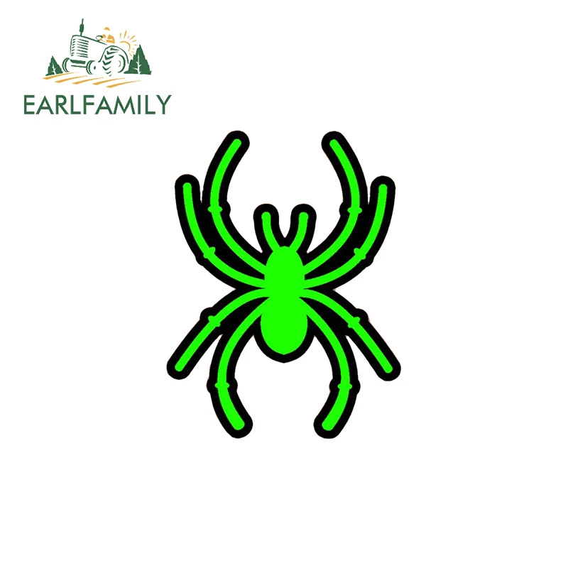 EARLFAMILY 13cm x 9.9cm for The London Spider Young Thug Car Sticker Scary Air Conditioner Bumper Decal Humorous Car Accessory