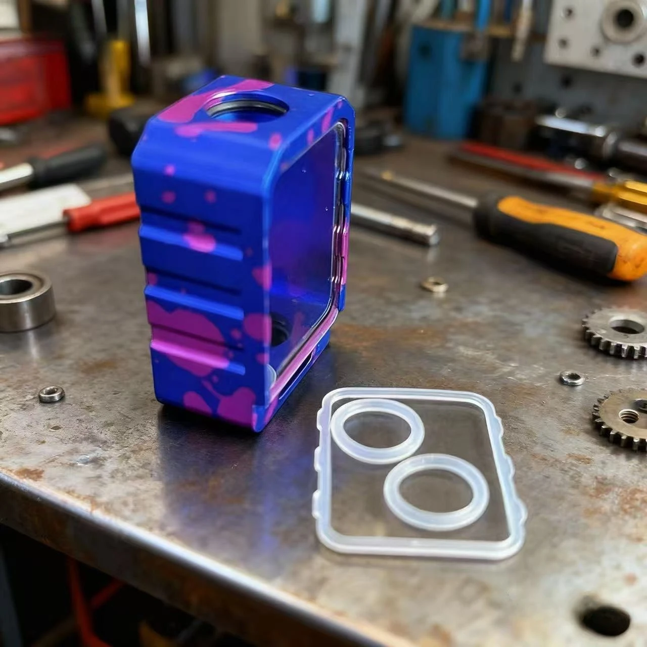 

Акриловый, металлический бак Boro для декора интерьера автомобиля, замена со стеклянной крышкой, инструменты для prc XO Kooroo boro, автомобильные детали