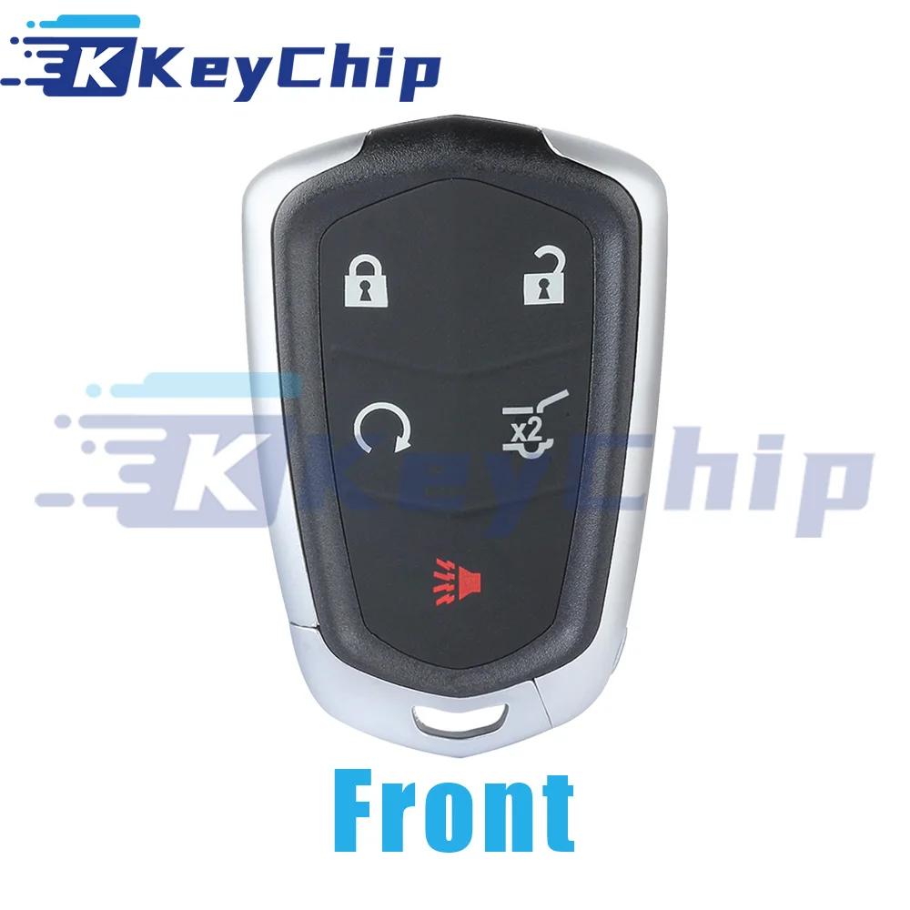 KeyChip Pro For Cadillac XT5 XT4 2017-2019 4+1 Buttons Smart Key 315/433 MHz NCF2951E HITAG 2 46 Chip HYQ2AB HYQ2EB