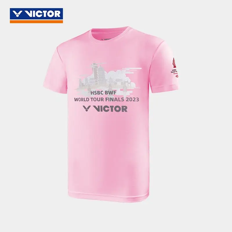 Victor2024 New Victor Group Women's Custom Breathable Fashion Simple Badminton T-shirt