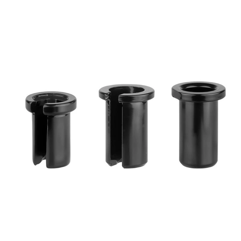 Brake Gear Cable Guide Set, 10 Black Aluminum Alloy Bike Frame Routing Inserts 4XBB