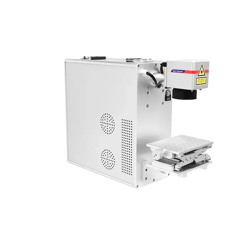 

Маркировочная машина с волоконно-оптическим ультрафиолетовым лазером, портативная, для гравировки по металлу, дереву, листьям, фотогравировки.