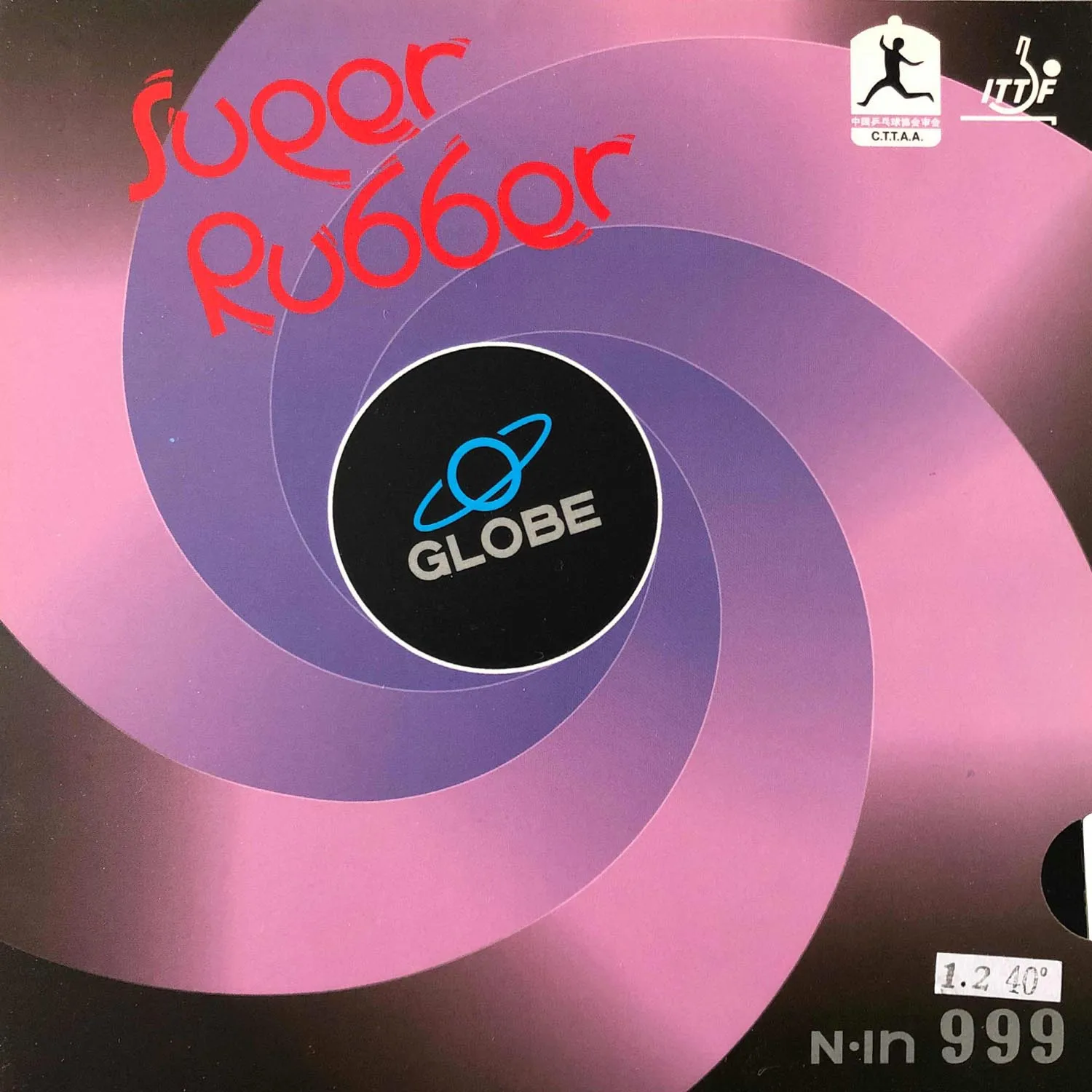 

Globe 999 Pips-In Table Tennis PingPong Rubber with Japanese Sponge