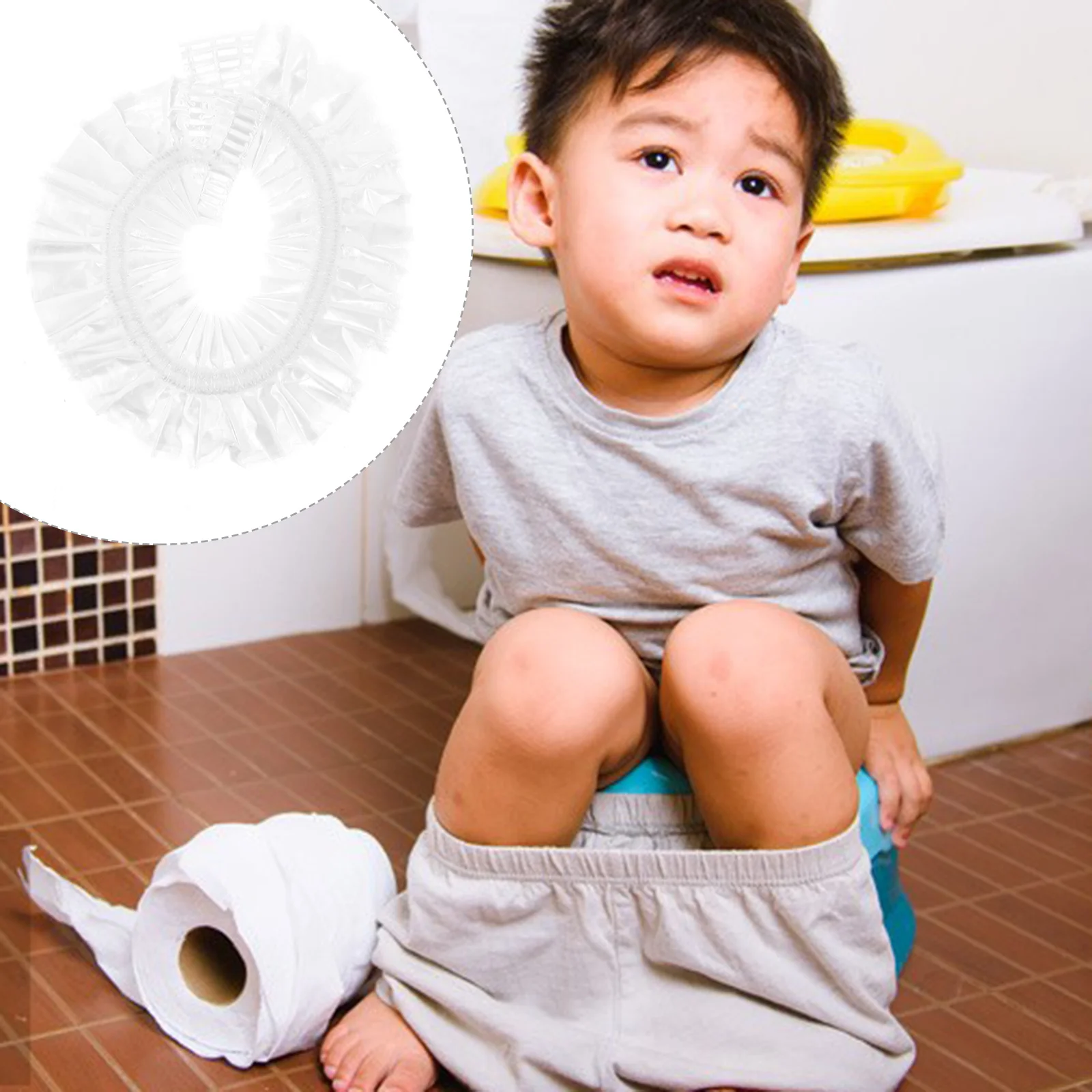 

100Pcs Disposable Potty Bags for Toilet Training Thick Leakproof Liners Portable Waste Poop Pouch for Outdoor