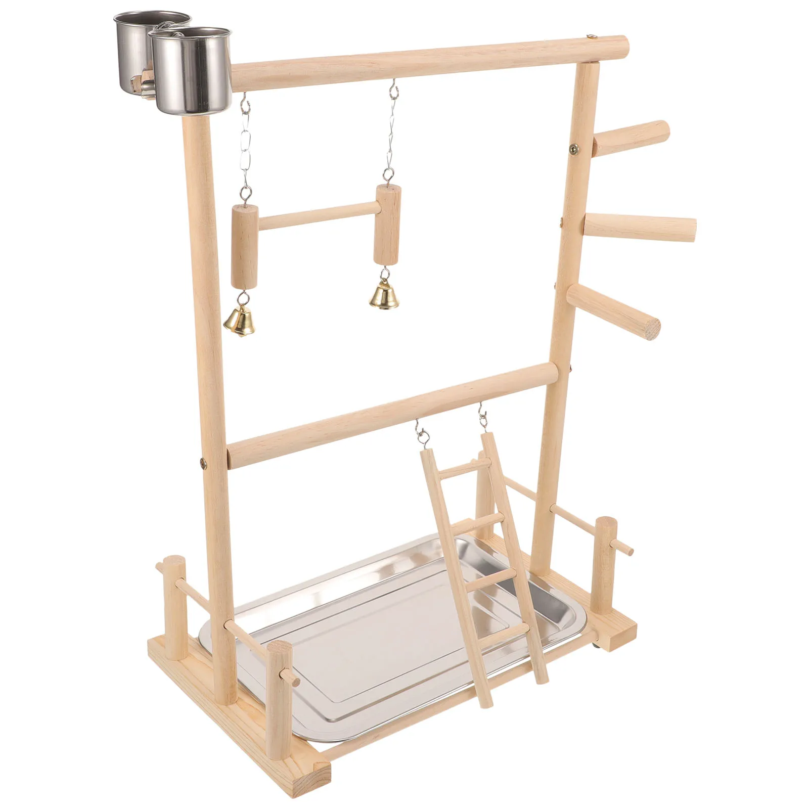 

Wooden Bird Perch St Parrot Playground Toy Parakeet Desktop Table Rack Natural Wood Bird St Training Perch Small Birds Lovebirds