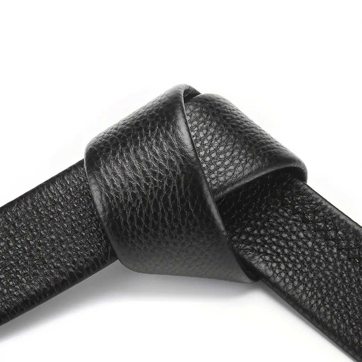 Herrengürtel, Metall, automatische Schnalle, hochwertiger Business-Arbeitsgürtel, gepaart mit Jeans, günstiger Gürtel, Geschenk für Vater und Freund – Detail 5
