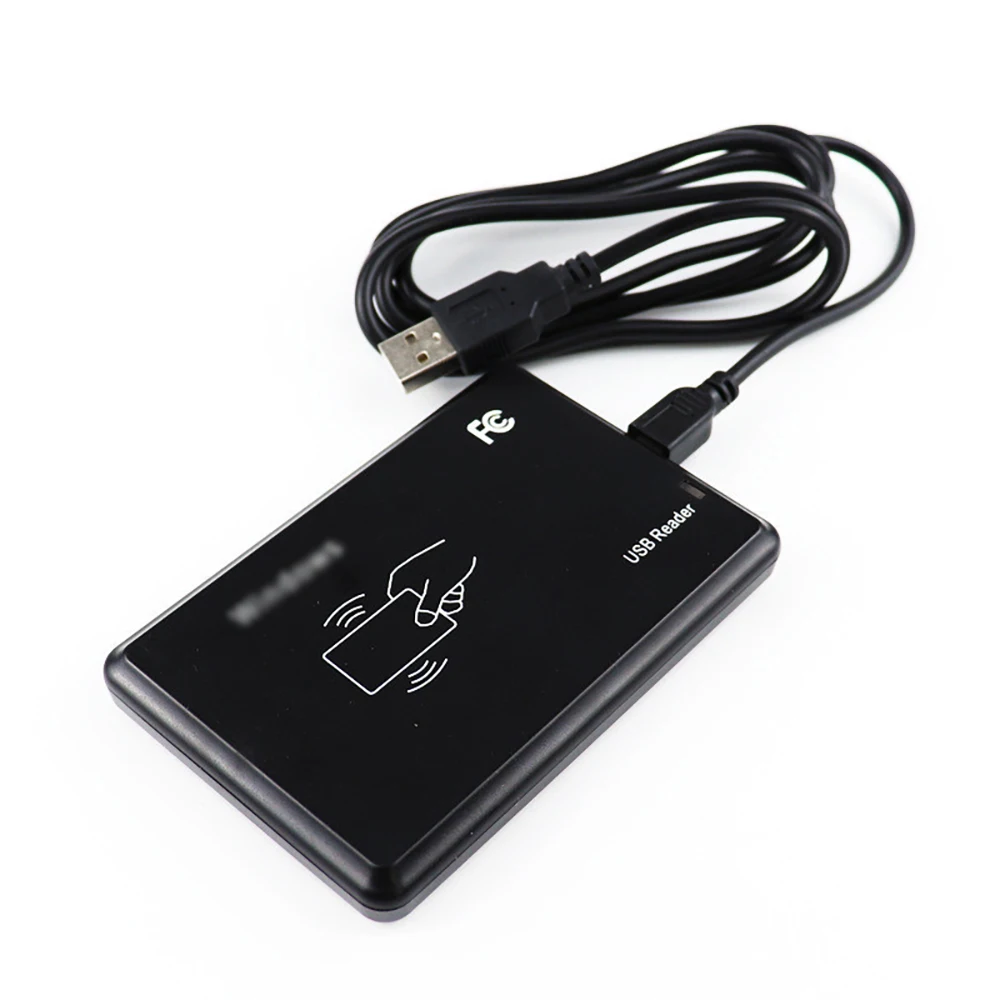 13.56Mhz IC 13.56mhz S50 S70 Contactless Card Black USB Proximity Sensor Smart rfid NFC Card Reader Support Window Linux