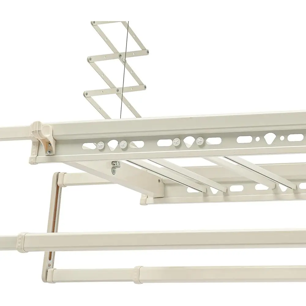 Electrical Airing Rack, Adjustable Ceiling Mounted Smart Control Clothes Airing Rack Electrical Drying Rack with LED Light Low N