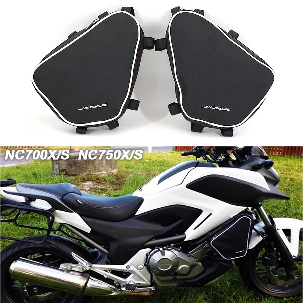

Motorcycle Toolbox Frame Crash Bar Bags Travel Saddlebag Storage Bag For Honda NC700X NC700S NC750X NC750S NC 700 750 X S