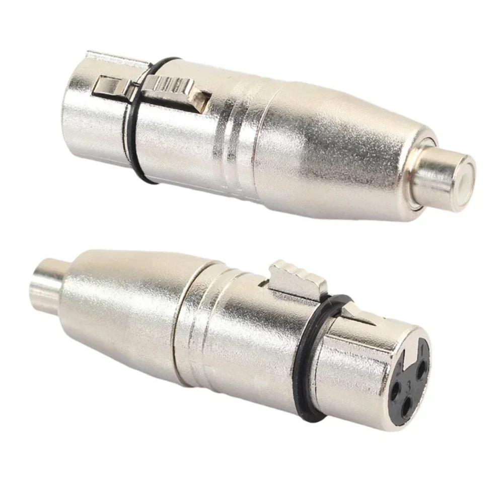 3-Pin XLR Female To RCA Female Male Audio Cable Adapter Microphone DJ Connector Suitable For Microphone Speaker Sound Console