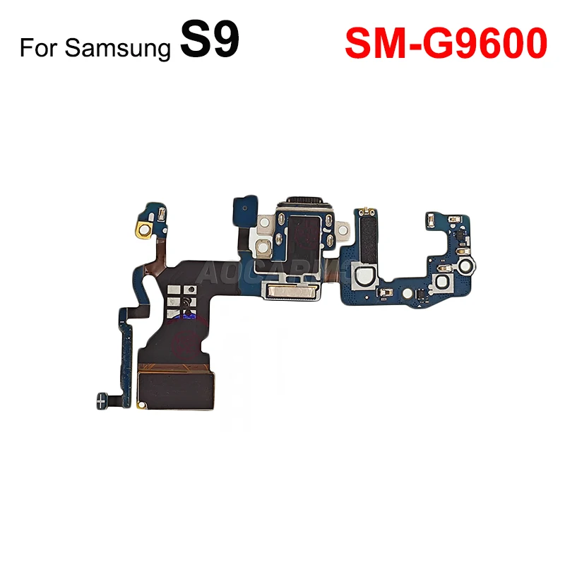 Aocarmo For Samsung Galaxy S9 G9600 S10 5G G977B G977U G977N Charging Port Charger Dock Flex Cable Repair Parts