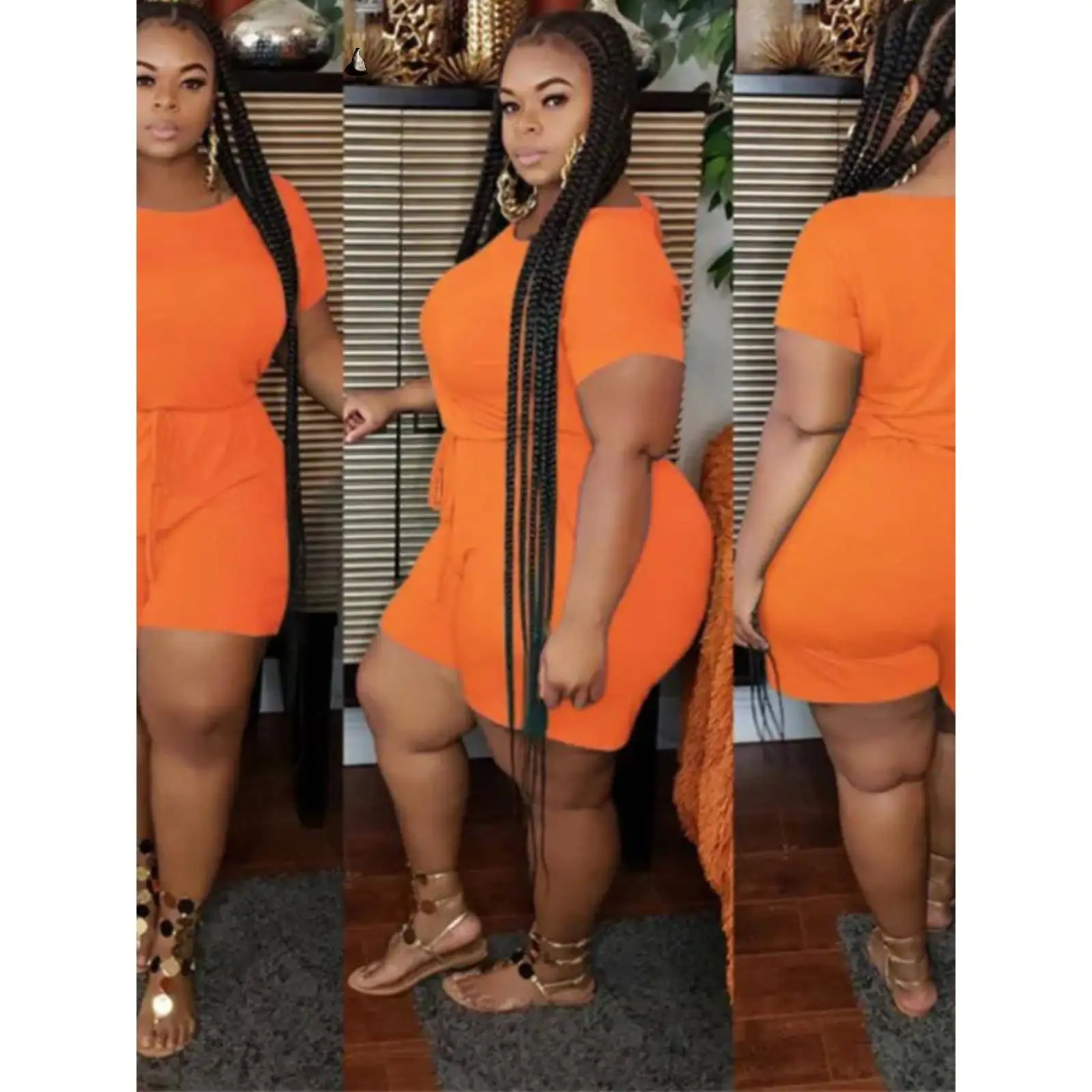 

Casual Versatile f Sve Jumpsuit Women's All-Match Leisure Pantsuit Commute Sle mid Waist ort Pants Spring Season