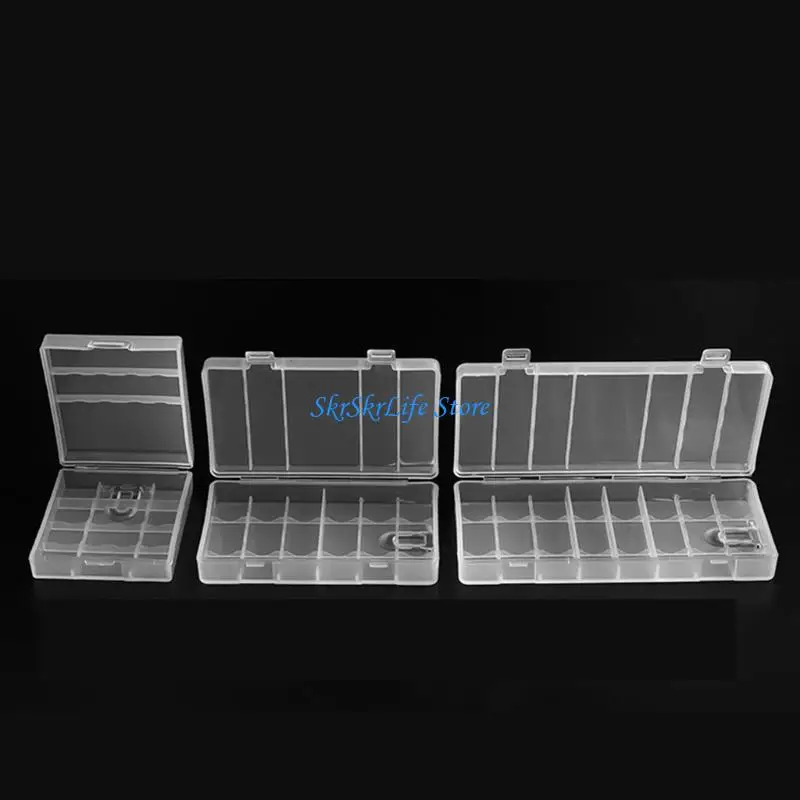 E65E Waterproof Battery Holder for Case with 4/6/8 Slots AA/AAA Battery Plastic Box f