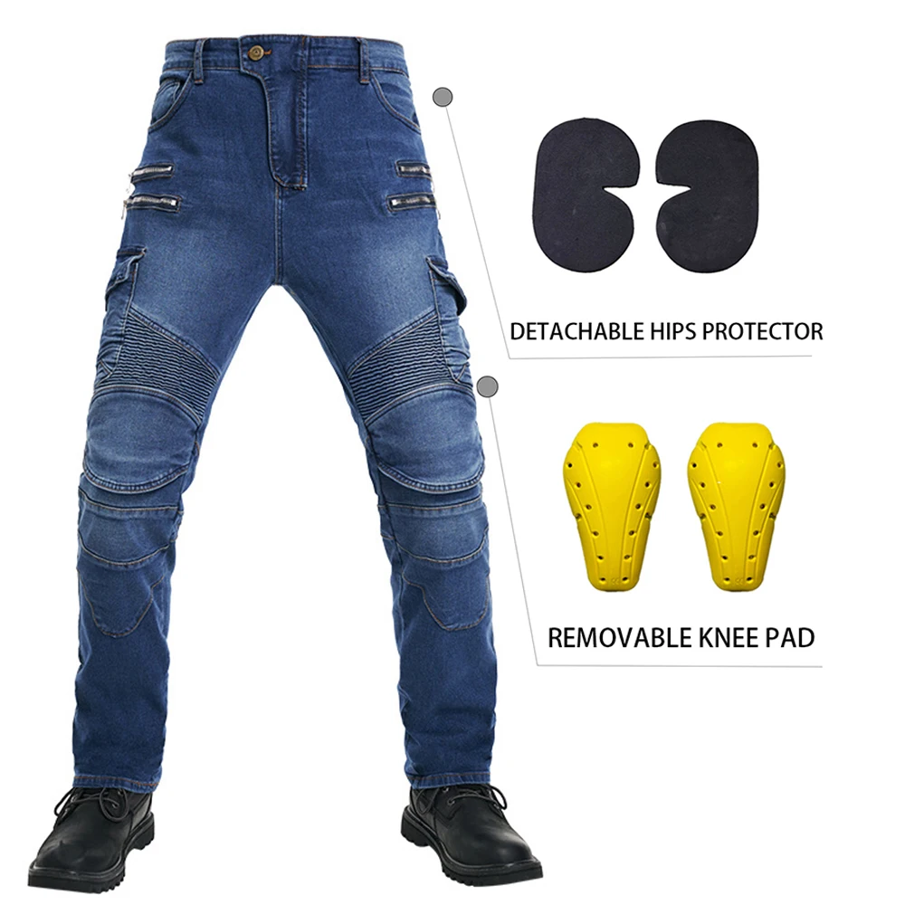 2024 New Wear Resistant Zipper Men's Jeans Super Soft Denim Jeans Stretch Jeans for Men Motorcycle Jeans for Men Slim Fit Jeans