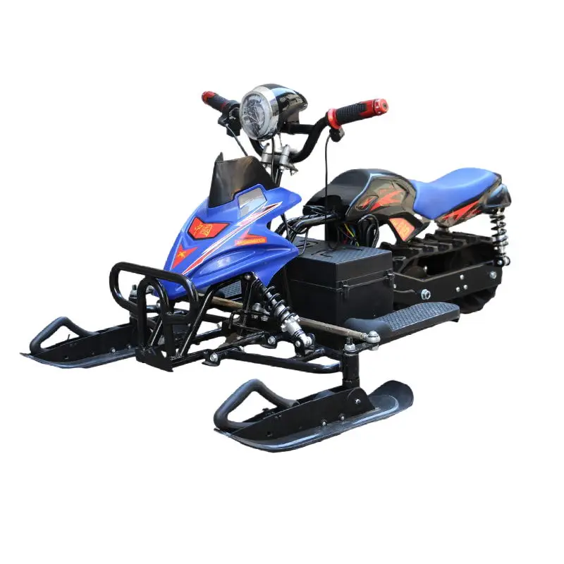 Security Electric Motor Snowmobile Snow Racer Bike Snow Mobil Snowmobile For Kids Children And Adult