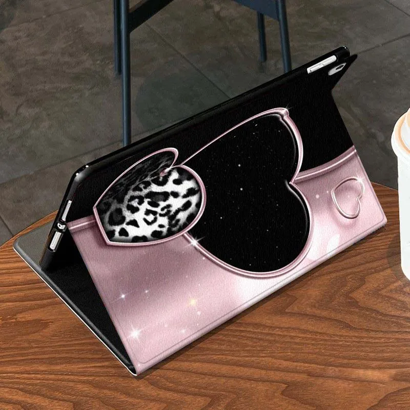 Amor moda rosa padrão para apple ipad 11th 10th 10.9 10.2 pro 12.9 2 air 3 13 11 7th 9.7 mini 7th 6 8.3 tablet caso