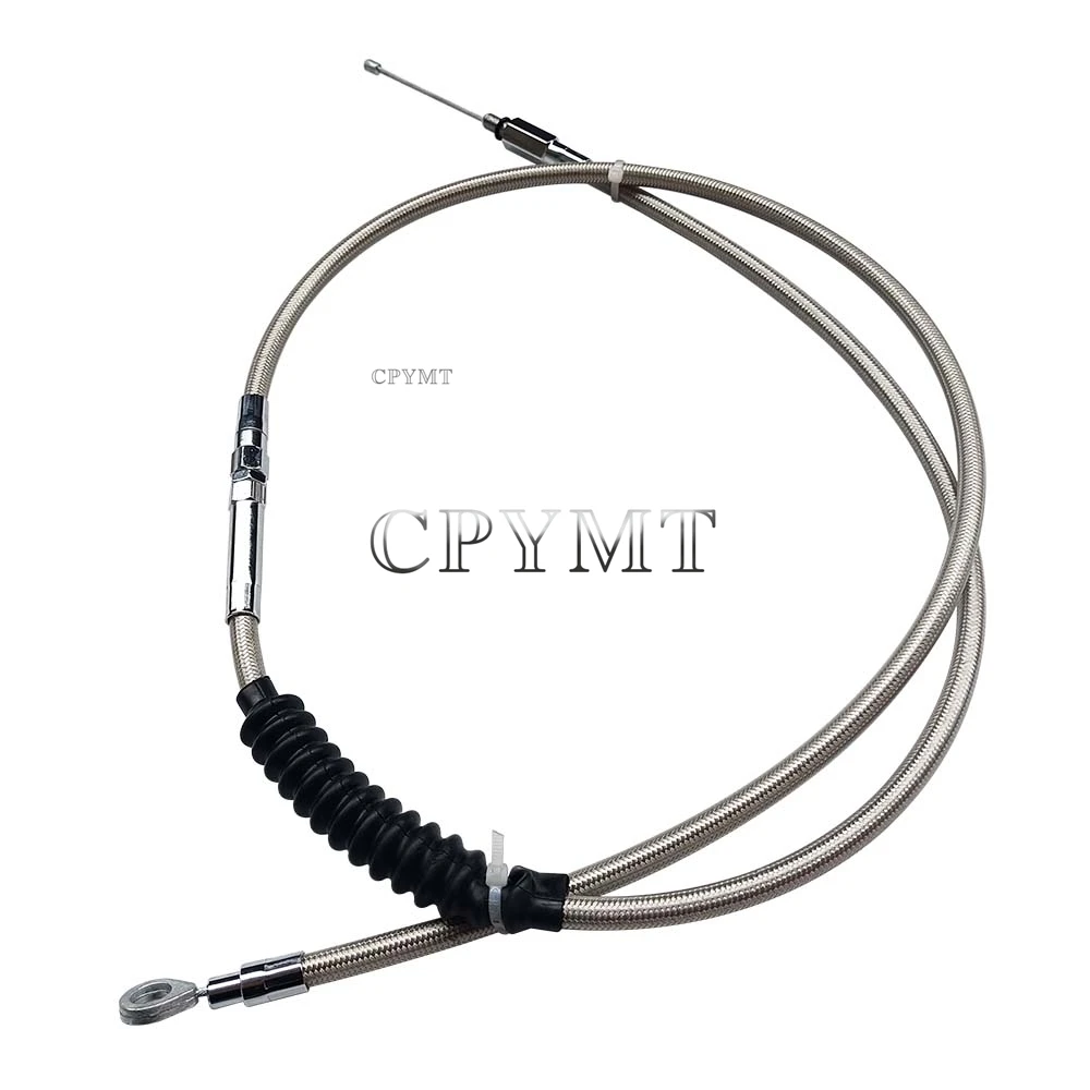 Motorcycle Clutch Line Cable 140cm 160cm 180cm Silver Fit For Har/ley Sportster XL883 XL1200V Iron 883N Forty Eight