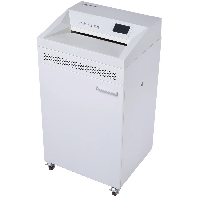 

USUNWOOD Heavy Duty Paper Shredder Machine 3.8X48 Mm 32 Sheets Cross-cut Industry Shredder Grey Paper Credit Cards CM301D