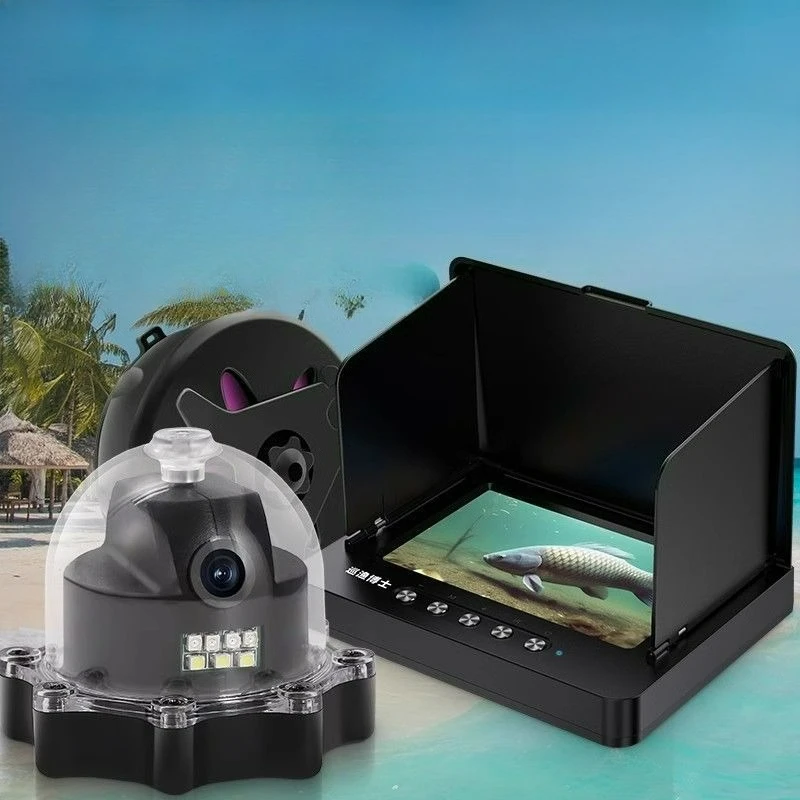 

360 degree panoramic underwater fish finder, ultra high definition probe, rotating visual