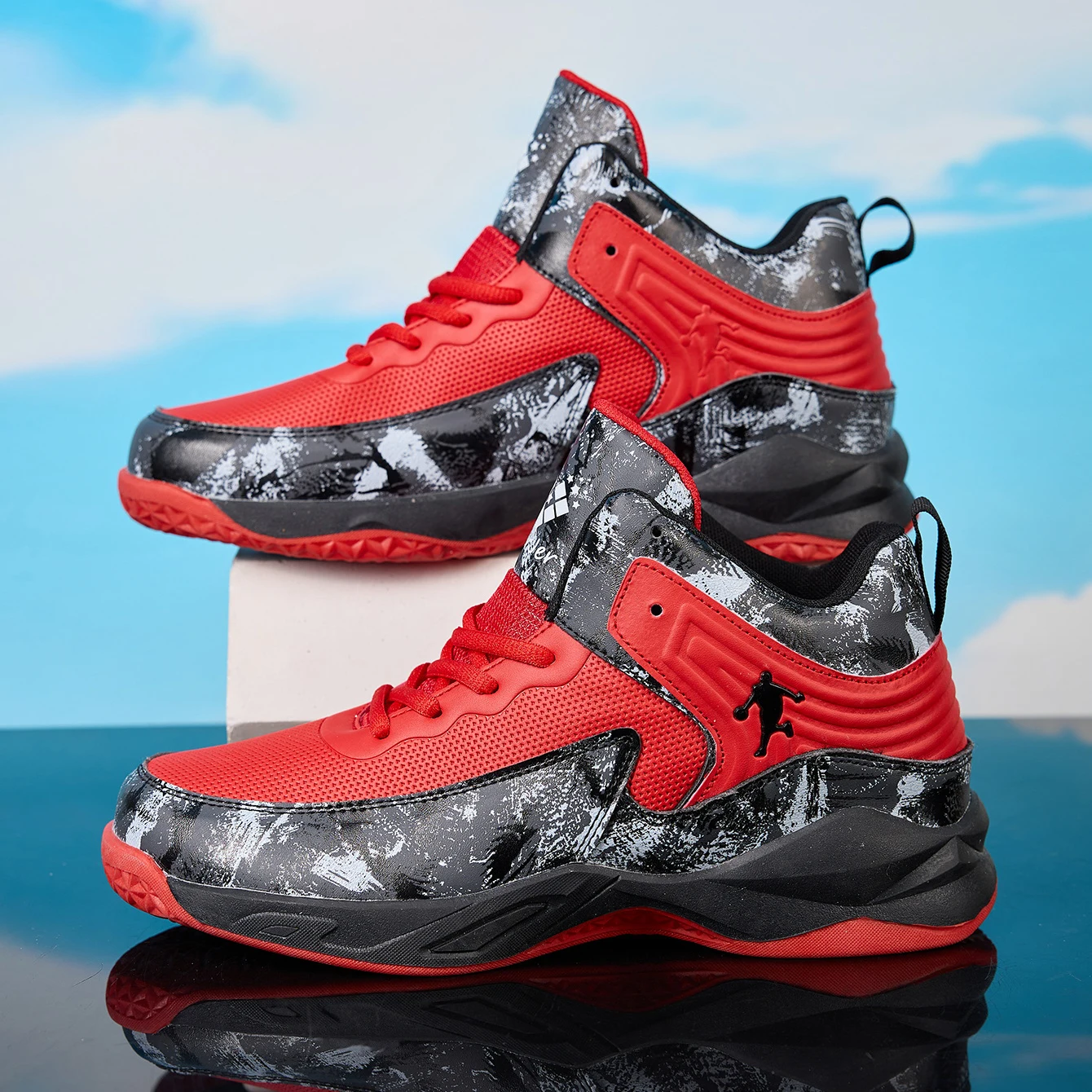 ZERJER basketbalsneakers met h - Men'S Shoes Basketball recensie en prijs