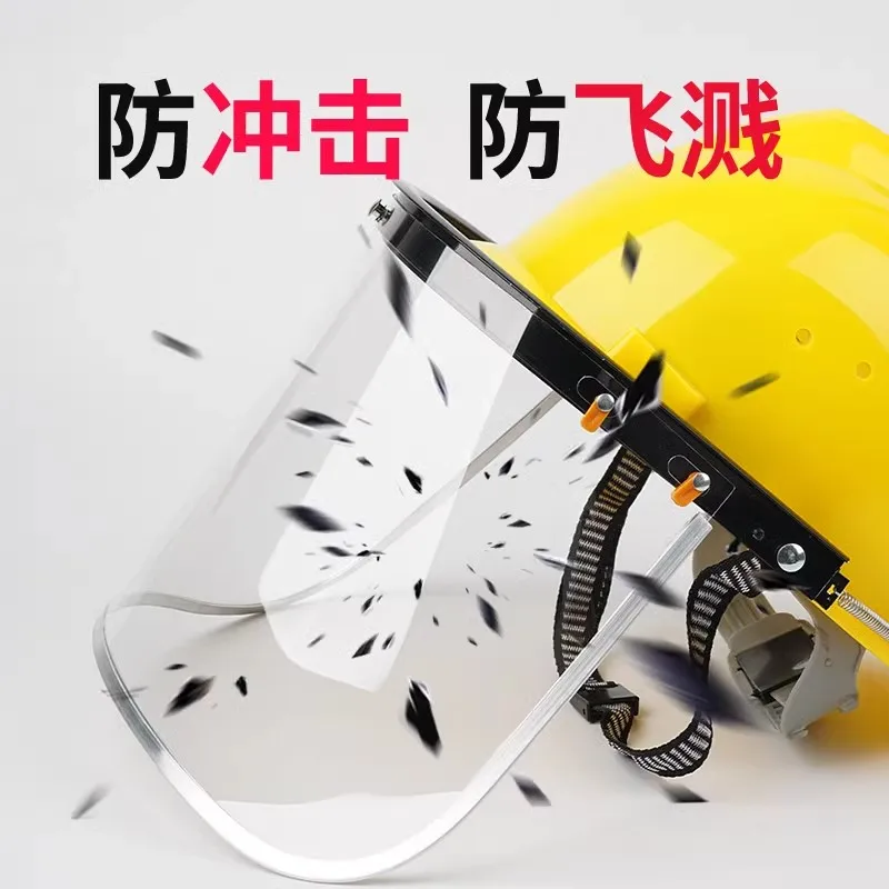 Hard Hat Protection Face Shield Mower Welding Welder Face Protection Wire Mesh Chainsaw Helmet Full Face Protection