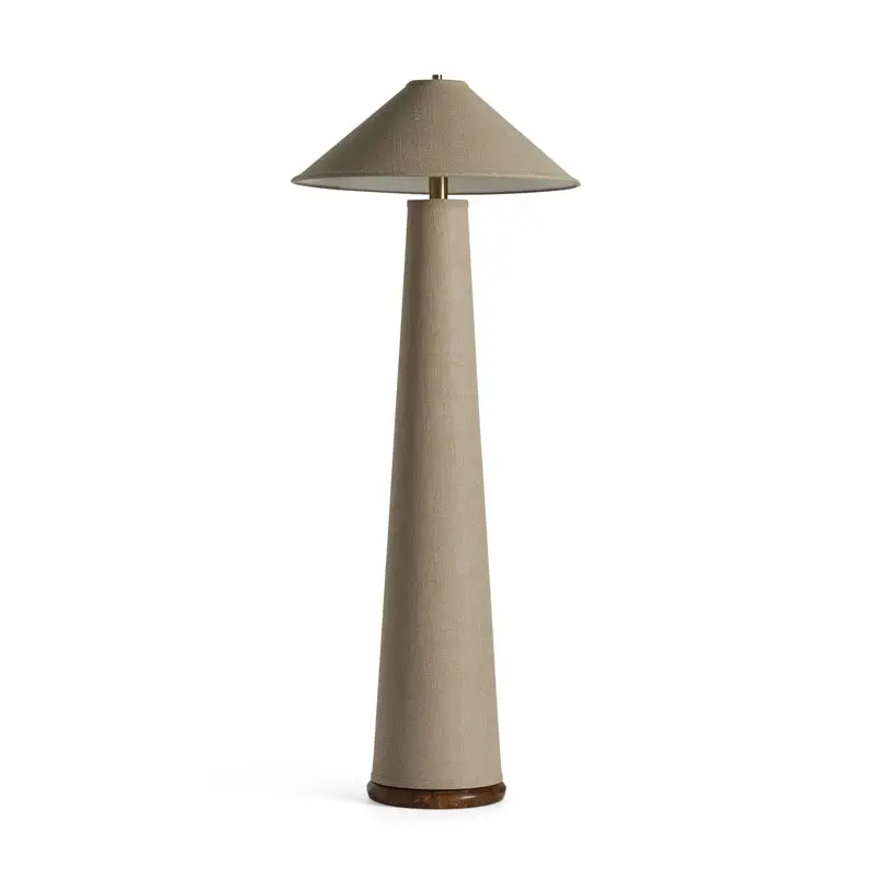 Retro floor lamp, bedroom bedside lamp next to the living room sofa, simple hotel vertical lamp