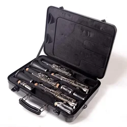 Double Pack Clarinet Bag Hard Case Bb+A Clarinet Case Shoulders Handle Clarinet Box 2PC Bb Clarinet Bag Portable Waterproof Case