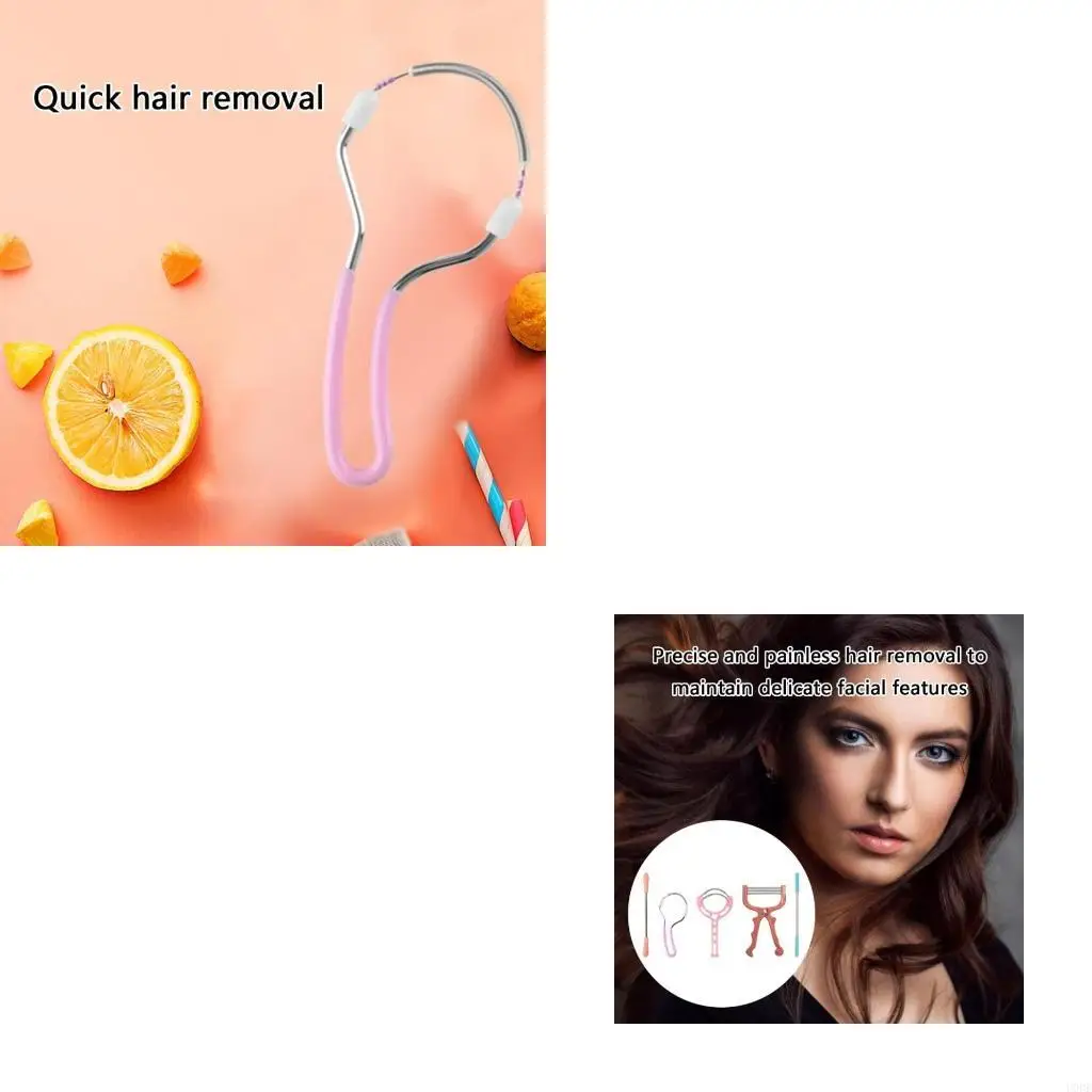 Pack Of 5 Practical Spring Epilator For Quick And Easy Face Hair Removal On Upper Lip Cheeks Chin And More