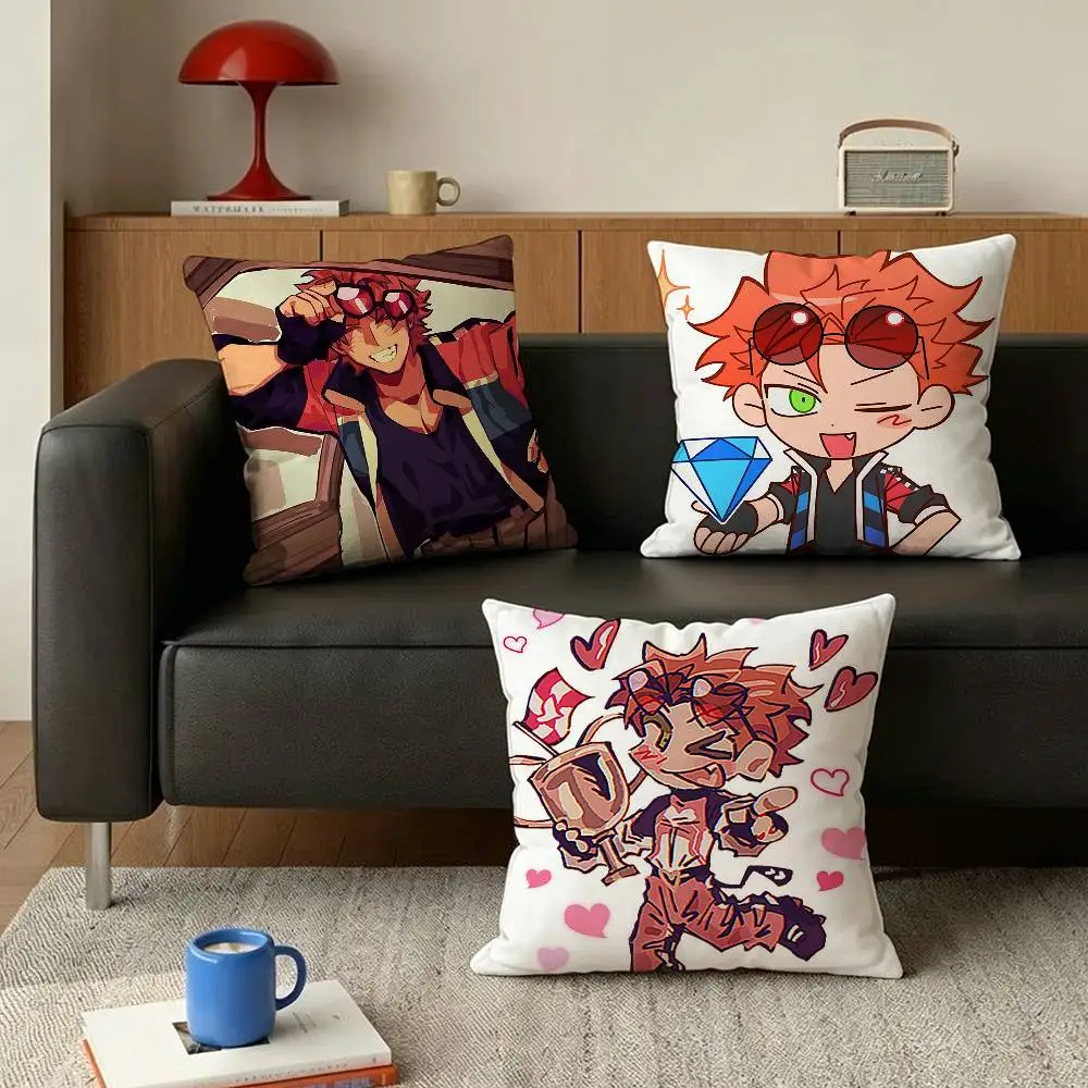 J-Jackpot Crash Course JJC Benny   Various Sizes Square Pillow Case For Car Home Bedchamber Decor